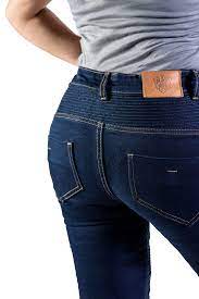 Pantalon Black Label Biker Sturgis Mujer Azul